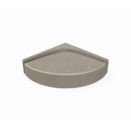 CS-1616 Corner Shower Seat in Limestone