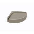 Corner Shower Seat in Limestone, CS01616.218