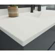 Contour 22 x 25 Single Bowl Vanity Top in White, CV02225.010