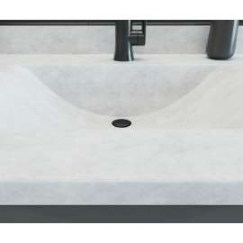 CV1B2225 Contour 22 x 25 Single Bowl Vanity Top in Ice