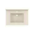 Contour 22 x 31 Single Bowl Vanity Top in Coastal Sands, CV02231.013