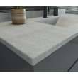 Contour 22 x 31 Single Bowl Vanity Top in Ash Gray, CV02231.203