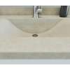 Contour 22 x 31 Single Bowl Vanity Top in Limestone, CV02231.218