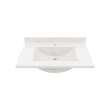 Contour 22 x 31 Single Bowl Vanity Top in Carrara, CV02231.221