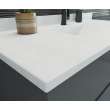 Contour 22 x 37 Single Bowl Vanity Top in Tahiti White, CV02237.011