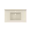 Contour 22 x 37 Single Bowl Vanity Top in Coastal Sands, CV02237.013