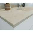 Contour 22 x 37 Single Bowl Vanity Top in Limestone, CV02237.218