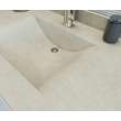 Contour 22 x 37 Single Bowl Vanity Top in Limestone, CV02237.218