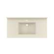 Contour 22 x 43 Single Bowl Vanity Top in Coastal Sands, CV02243.013