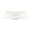 Contour 22 x 43 Single Bowl Vanity Top in Bisque, CV02243.018