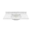 Contour 22 x 43 Single Bowl Vanity Top in Ice, CV02243.130