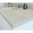 Contour 22 x 43 Single Bowl Vanity Top in Limestone, CV02243.218