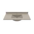 Contour 22 x 43 Single Bowl Vanity Top in Limestone, CV02243.218