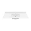 Contour 22 x 49 Single Bowl Vanity Top in White, CV02249.010