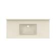 Contour 22 x 49 Single Bowl Vanity Top in Coastal Sands, CV02249.013
