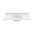 Contour 22 x 49 Single Bowl Vanity Top in Ice, CV02249.130