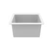 DIT 22 x 25 Veritek(R) Dual Mount Large Bowl Utility Sink in White, DIT1000.900