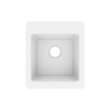 17 x 20 Veritek(R) Dual Mount Small Utility Sink in White, DIT2000.900