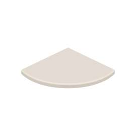 Aerie Corner Shelf in Tahiti White, ES80000.011