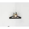Odile Suite Corner Shelf with Clear Glass in Matte Black, EXCNRSHELF.002