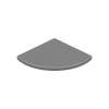 Aerie Corner Shelf in Ash Gray, EXES80000.203