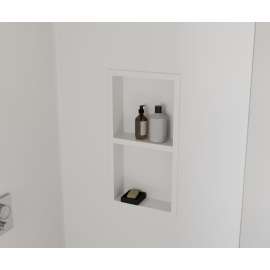 Aerie Niche in White, EXRS02413.010