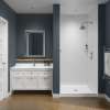 36 x 62 x 96 Swanstone(R) Traditional Subway Tile Glue up Shower Wall Kit in Ice, EXTSMK963662.130