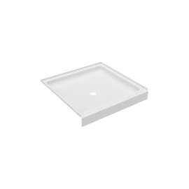36 x 36 Veritek(TM) Alcove Shower Pan with Center Drain in White, FF03636MD.010