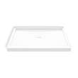ANSI B Veritek Alcove Shower Base with Center Drain in White, FF03850ND.010