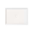 ANSI B Veritek Alcove Shower Base with Center Drain in White, FF03850ND.010