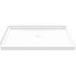ANSI B Veritek Alcove Shower Base with Center Drain in White, FF03860ND.010