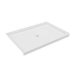 42 x 60 Veritek(TM) Alcove Shower Pan with Center Drain in White, FF04260MD.010