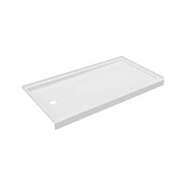 32 x 60 Veritek(TM) Alcove Shower Pan with Left Hand Drain in White, FR03260LM.010
