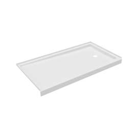 32 x 60 Veritek(TM) Alcove Shower Pan with Right Hand Drain in White, FR03260RM.010