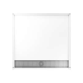 38 x 38 Veritek Alcove ADA Shower Pan with Front Center Drain in White, FT03838.010