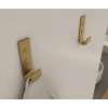 Odile Suite Hook in Brushed Gold - Pack of 2, HK10045083.343