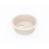 Swanstone(R) Dual Mount Round Bowl Sink in Tahiti White, KS00018RB.011