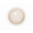 Swanstone(R) Dual Mount Round Bowl Sink in Tahiti White, KS00018RB.011