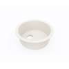 Swanstone(R) Dual Mount Round Bowl Sink in Bisque, KS00018RB.018