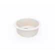 Swanstone(R) Dual Mount Round Bowl Sink in Bisque, KS00018RB.018