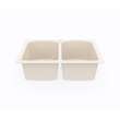 22 x 33 Swanstone(R) Dual Mount Double Bowl Sink in Tahiti White, KS02233LB.011