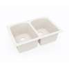 22 x 33 Swanstone(R) Dual Mount Double Bowl Sink in Bisque, KS02233LB.018