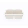 22 x 33 Swanstone(R) Dual Mount Double Bowl Sink in Bisque, KS02233LB.018