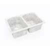 22 x 33 Swanstone(R) Dual Mount Double Bowl Sink in Ice, KS02233LB.130