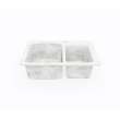 18 x 25 Swanstone(R) Dual Mount Double Bowl Sink in Ice, KS02518DB.130