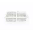 22 x 33 Swanstone(R) Dual Mount Double Bowl Sink in Ice, KS03322DB.130