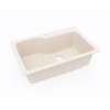 22 x 33 Swanstone(R) Dual Mount Single Bowl Sink in Tahiti White, KS03322SB.011