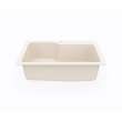 22 x 33 Swanstone(R) Dual Mount Single Bowl Sink in Tahiti White, KS03322SB.011