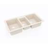22 x 44 Swanstone(R) Dual Mount Triple Bowl Sink in Tahiti White, KS04422TB.011