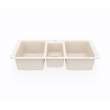 22 x 44 Swanstone(R) Dual Mount Triple Bowl Sink in Tahiti White, KS04422TB.011